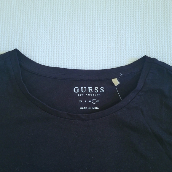Guess❓Rhinestone💎 Logo Tee👕 - NWT - Picture 4 of 15